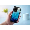 Funda protectora iKins para Samsung Galaxy S20 Ultra, blue lake/negro