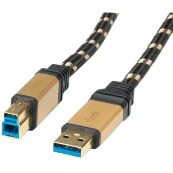 Cable USB 3.0 ROLINE GOLD Type-A M - B M 3,0 m