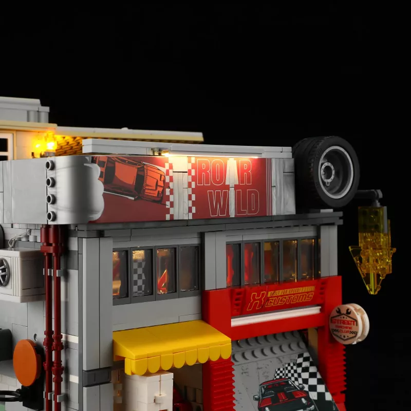 Street MOD Garage, juguete de construcción