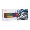 Teclado mecánico Baracuda Dolphin negro distribución US con switches Blue