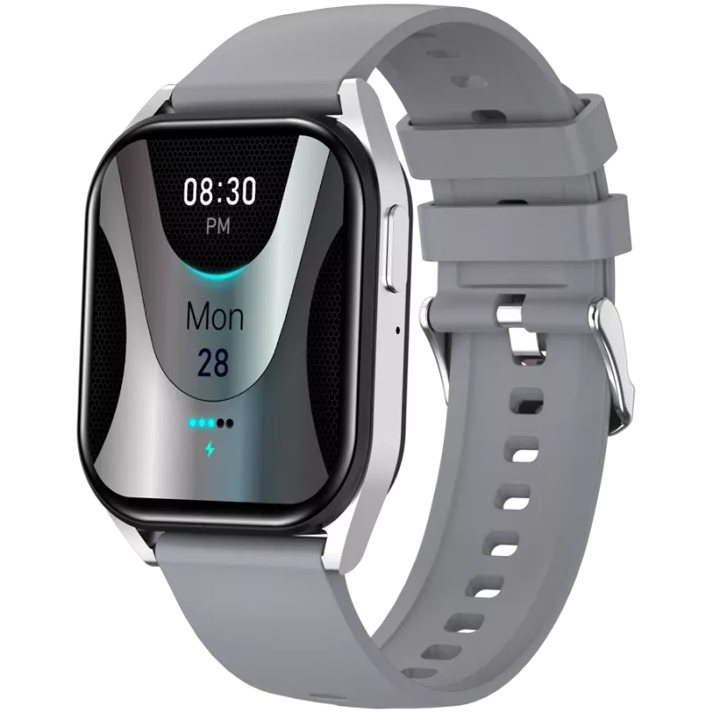 Canyon Chatter SW-58 CNS-SW58SS reloj inteligente, IPS de 1,8″, llamadas BT, gris plata