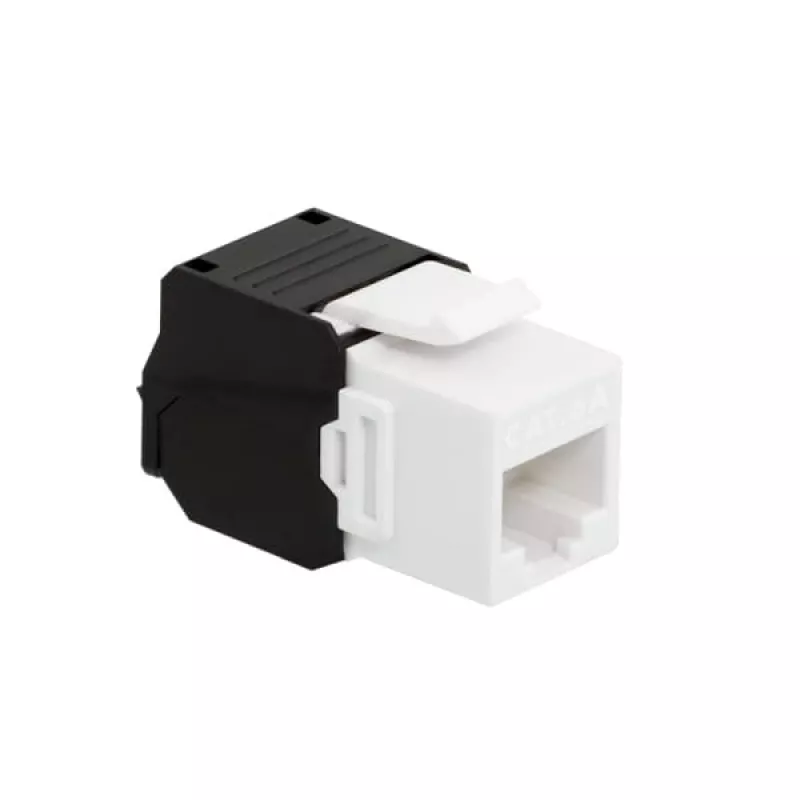 Módulo Keystone LogiLink NK4066 plano negro blanco RJ-45