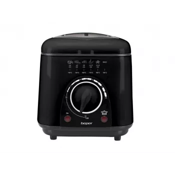 Freidora eléctrica Beper P101FRI100, 1000 W de potencia, 2 L de capacidad