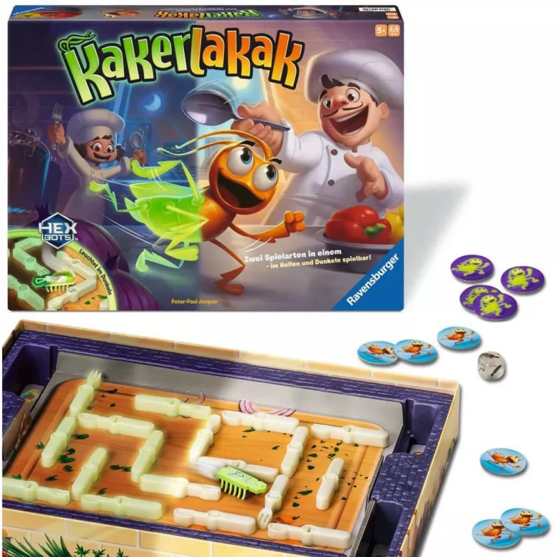Kakerlakak Glow in the Dark, juego de mesa