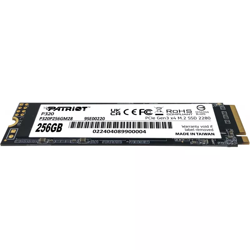 Unidad SSD Patriot P320 256 GB M.2 2280 PCIe 3.0 x4 NVMe