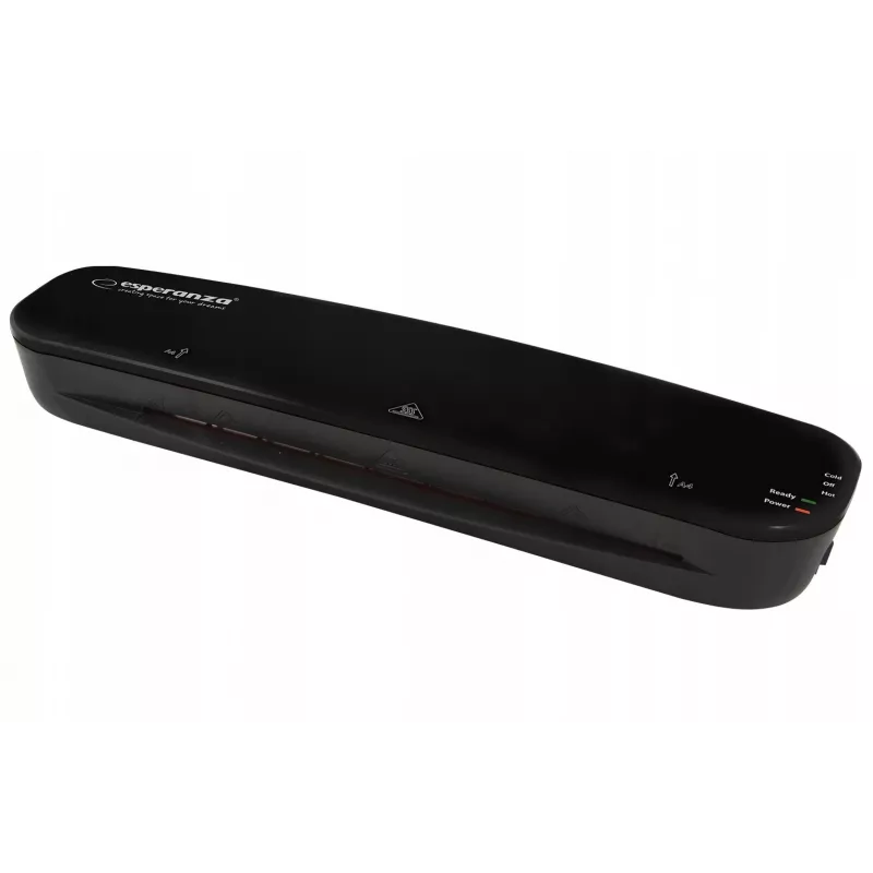 Plastificadora Esperanza EFL002 laminadora en frío/caliente 250 mm/min negro