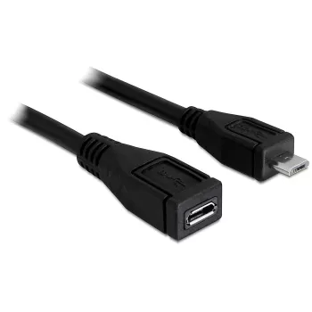 Cable USB DeLOCK 83248 USB 2.0 1 m Micro-USB B negro
