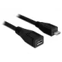 Cable USB DeLOCK 83248 USB 2.0 1 m Micro-USB B negro