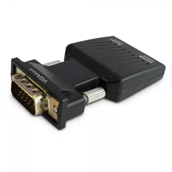 Convertidor VGA a HDMI SAVIO CL-145, audio, Full HD, negro