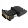Convertidor VGA a HDMI SAVIO CL-145, audio, Full HD, negro