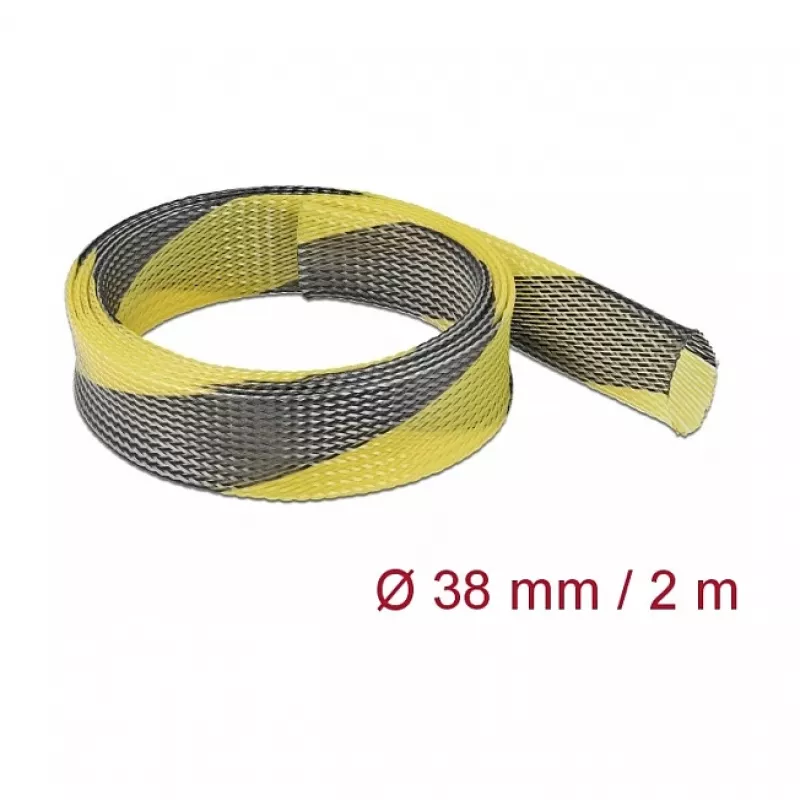 Funda para cables DeLOCK 20752 negro amarillo
