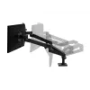 Ergotron LX Pro - Kit de montaje (brazo doble) - modular - para 2 pantallas LCD - en paralelo - aluminio - negro - tamaño de pantalla: hasta 68,6 cm (hasta 27 inch) (45-686-292)