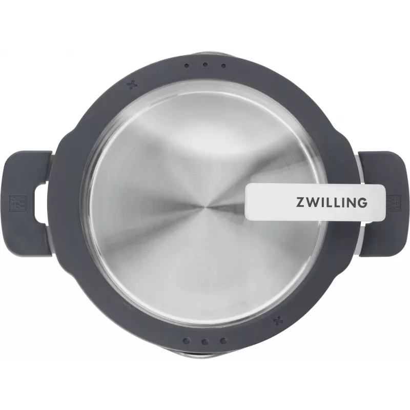 ZWILLING set de ollas de acero inoxidable SIMPLIFY 5 pzas. – apto para lavavajillas y horno, tapas de cristal, apto para vitrocerámica