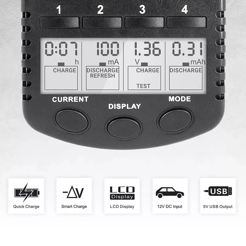 CARGADOR DE BATERÍA NC-1000 PLUS