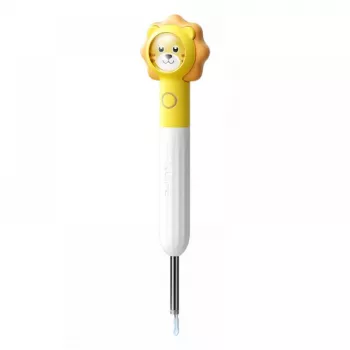 Limpiador de oídos visual Xlife Q3 con cámara y luz LED, amarillo