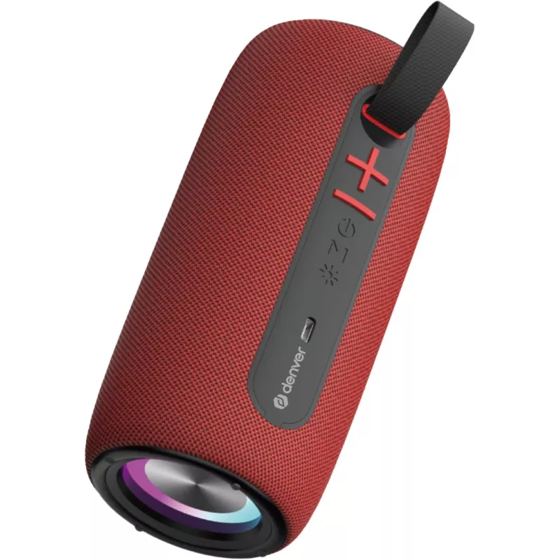 Altavoz Bluetooth RGB Denver BTL-360BD 2x50W burdeos