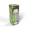 Lámpara de mesa TRACER Pluto blanca TRAOSW47233 LED regulable, acabado blanco