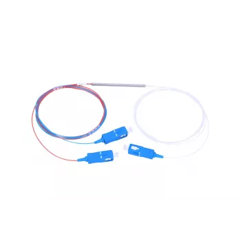 Divisor de cable Extralink Splitter 1:2 FBT SC/UPC 15:85, 900 µm, 1 m