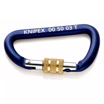 Mosquetón de bloqueo Knipex 00 50 03 T BK