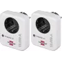 Enchufe protector contra sobretensiones hugo brennenstuhl 1506980 — pack de 2, protección de enchufe para toma individual