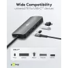 Goobay hub USB slim de 4 puertos USB-C a 10 Gbit/s - conector macho> 4x (76565)