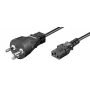 Microconnect PE1204100R Cable de alimentación negro 10 m IEC 320 conector macho C13