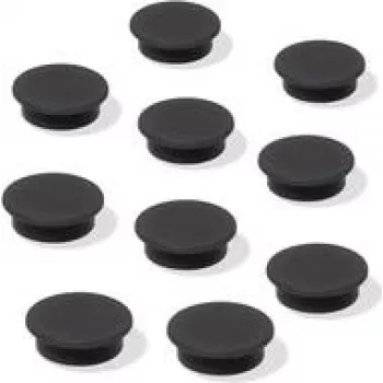 Imanes para pizarra blanca Sigel MU196, Ø 25 mm, negro, 10 unidades