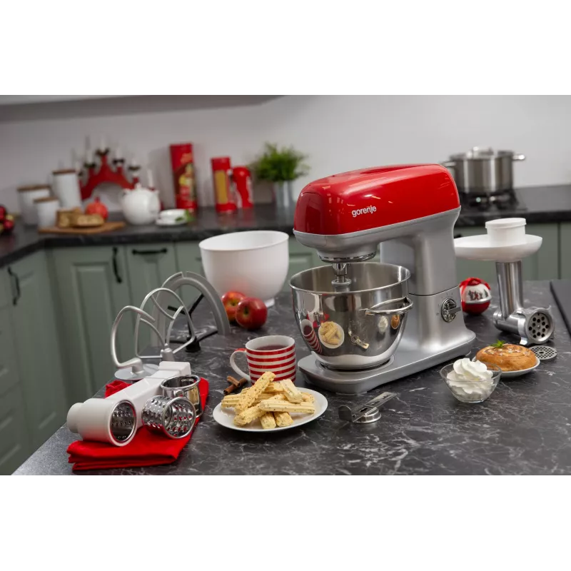 Batidora de vaso Gorenje MMC1000RLR — 1000 W, vaso de acero inoxidable de 4,5 l, 7 velocidades
