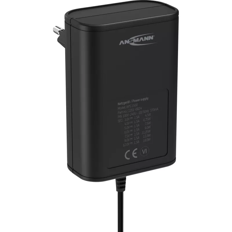 Cargador Ansmann APS 1500 Universal Negro