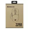 Ratón DEFENDER GM-126 TISA RF+BT ÓPTICO 1600dpi 6P BLANCO