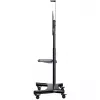 HAGOR HP Twin Stand HD - Carro - para pantalla plana / equipo AV - Negro - Tamaño de pantalla: 140-213 cm (55-84) - Interfaz de montaje: hasta 800 x 500 mm (8210)