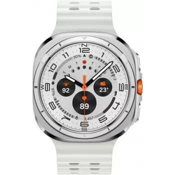 Smartwatch Samsung Galaxy Watch Ultra 47 mm Titanium White — AMOLED 1,5 pulgadas, 4G, 64 GB, 590 mAh