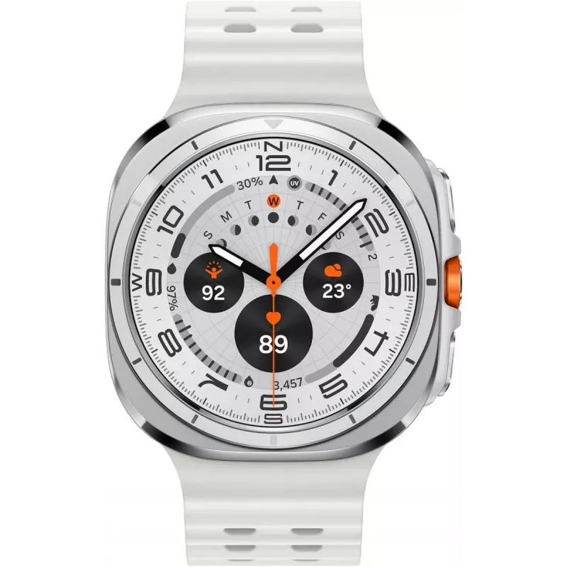 Smartwatch Samsung Galaxy Watch Ultra 47 mm Titanium White — AMOLED 1,5 pulgadas, 4G, 64 GB, 590 mAh