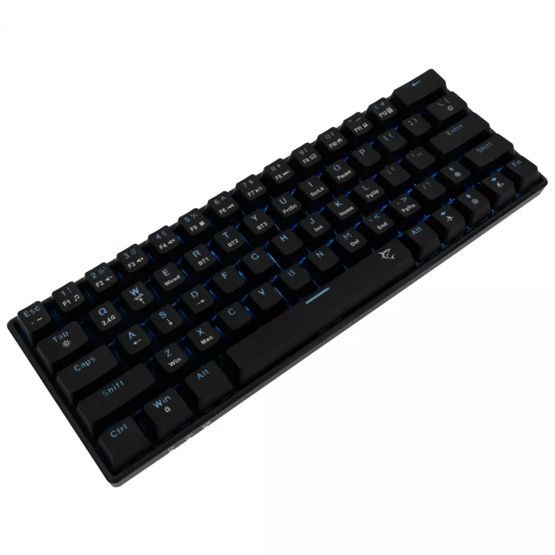 White Shark Kaiken GK-003111 Premium Line Teclado mecánico, Red Switch, distribución US