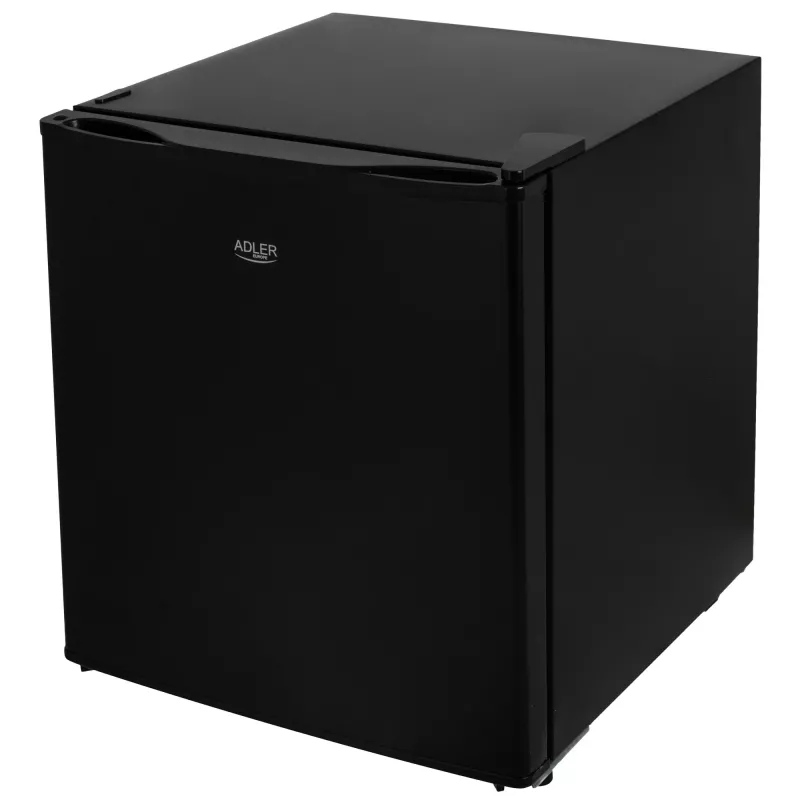 Adler frigorífico | AD 8096 | Clase de eficiencia energética E | Independiente | Larder | Altura 49,5 cm | Capacidad neta del frigorífico 45 L | 39 dB | Negro