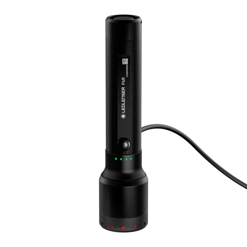 Linterna de mano LED Ledlenser P6R negra