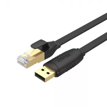 UNITEK Y-SP02001B cable de red negro 18 m