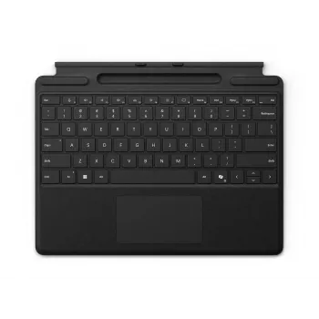 Microsoft Surface Pro Keyboard - teclado - con trackpad, acelerómetro, Surface Slim Pen 2 base de almacenamiento y carga - QWERTY - español - negr
