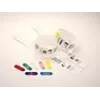 Clips Zebra para uso con brazaletes QuickClip, Rojo