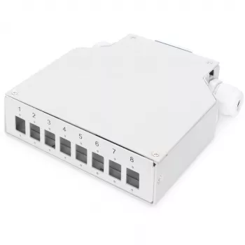 Caja de empalme Digitus DN-96891 para 8 acopladores LC/DX
