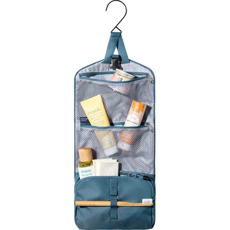 Neceser DEUTER Wash Bag I — neceser de viaje compacto, atlantic