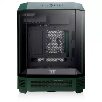 The Tower 600, caja torre Verde oscuro, cristal templado x 3