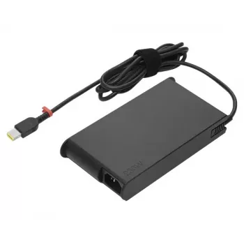 Fuente de alimentación Lenovo GX20Z46306 para portátiles, entrada 100–240 V, 2,5 A, 50–60 Hz, conectores desmontables, negro