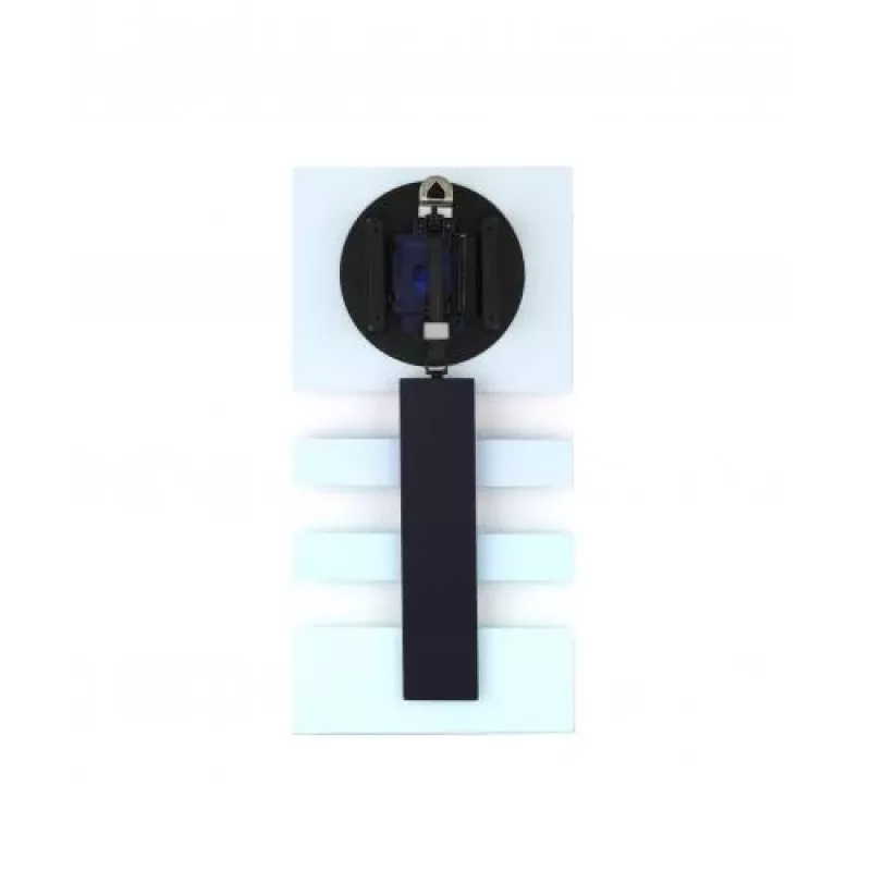 NeXtime Reloj 2855bl Bold Stripes, 38x19 cm, pared, azul