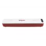 Beper P102CON001 envasadora al vacío, 85 W, bolsas de hasta 30 cm, 5 bolsas de 25x30 cm incluidas, blanco/rojo