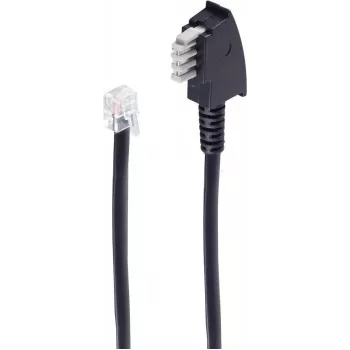 shiverpeaks ®-BASIC-S--conector TAE N a conector Western 6/6, para fax, 6 hilos, 3,0 m (BS70163)