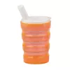 Vaso de seguridad para usuarios con discapacidad - naranja