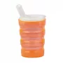 Vaso de seguridad para usuarios con discapacidad - naranja
