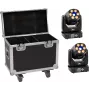 Juego de luces LED EUROLITE TMH-H90 2x con maleta y ruedas