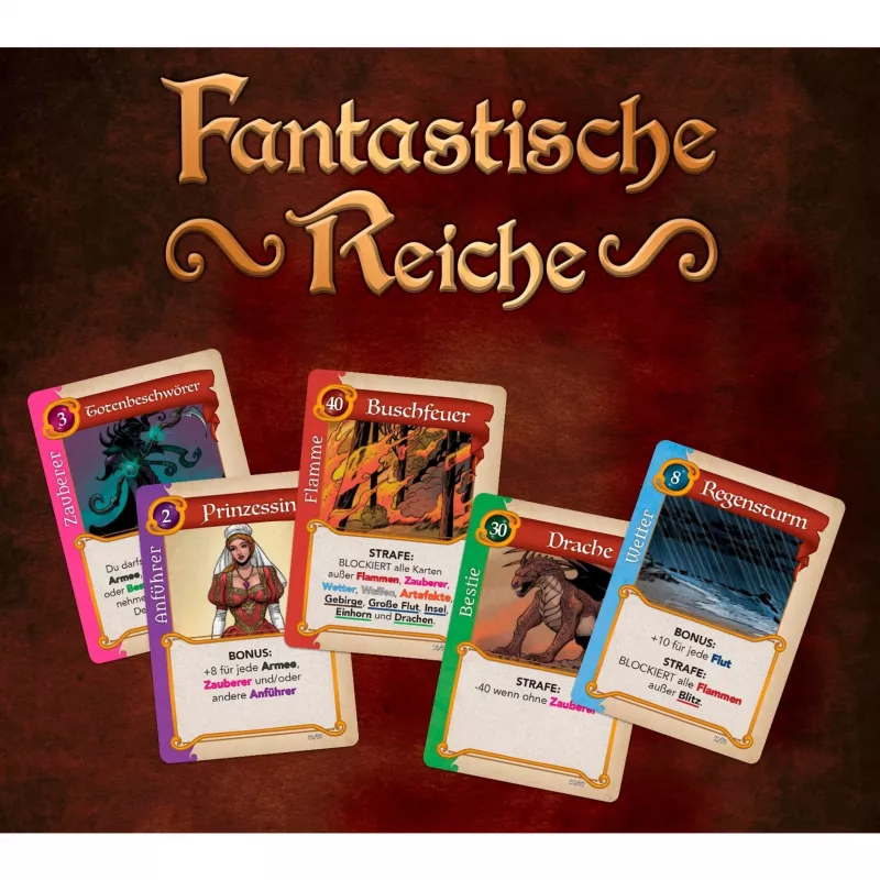 Fantastische Reiche, juego de cartas